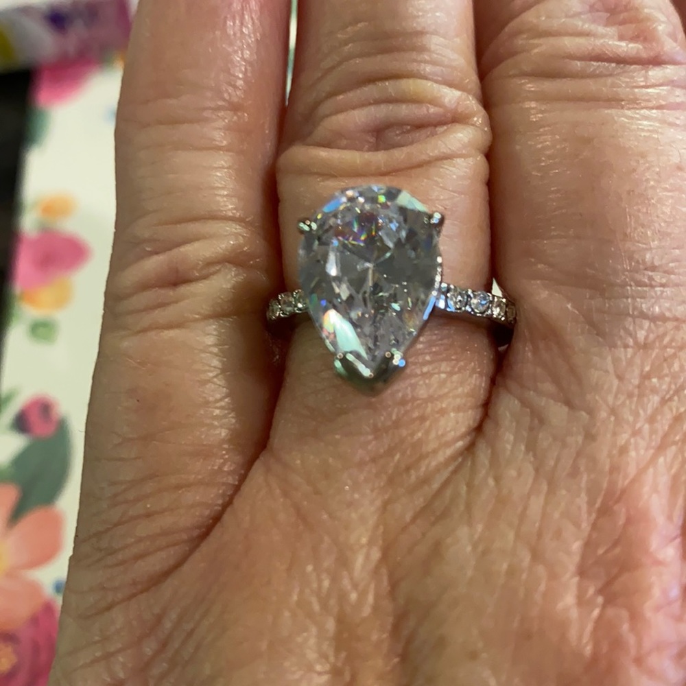 NWOT Sterling CZ Ring